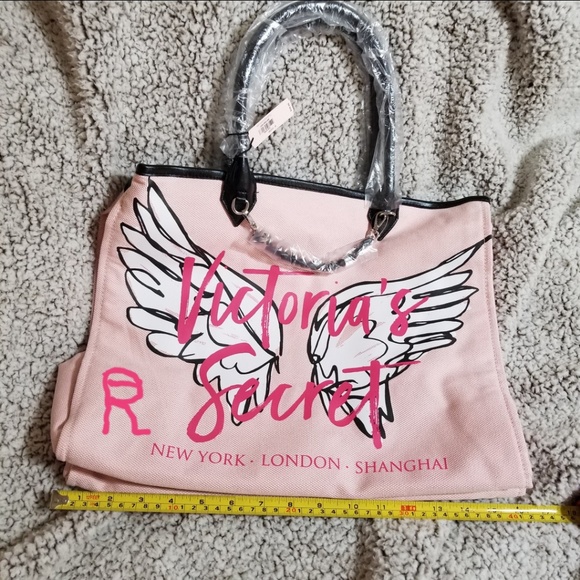 💖💖 VICTORIA'S SECRET PINK ANGEL CITY TOTE 💖💖 - Picture 6 of 7
